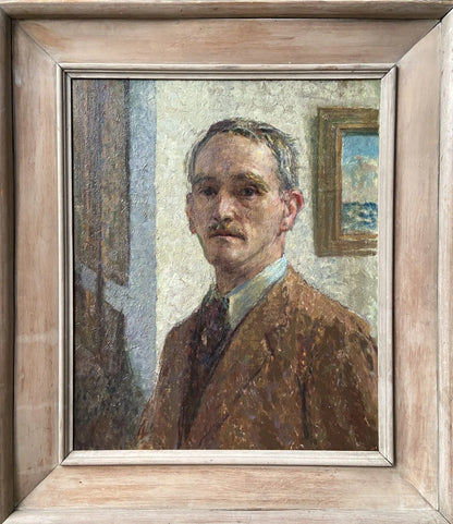 Gerald Goddard Jackson - Self Portrait, oil on canvas, 20th century - Darnley Fine Art