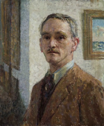 Gerald Goddard Jackson - Self Portrait, oil on canvas, 20th century - Darnley Fine Art
