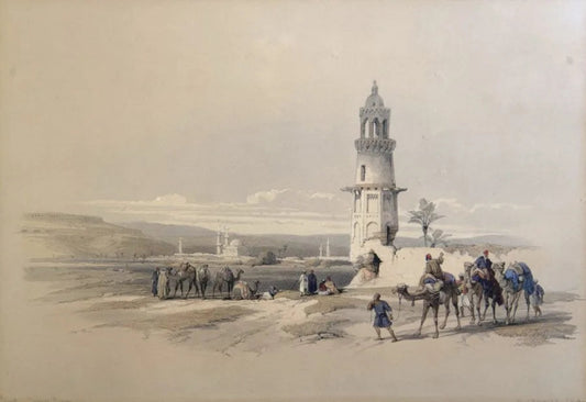 David Roberts - Siout, lithograph, 19th century - Darnley Fine Art