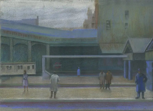 Peter Gardner - South Kensington, pastel on paper, 20th century - Darnley Fine Art