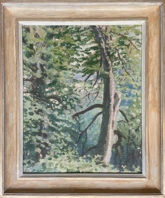 Marjorie Sherlock - Spring in Dorset, oil on board, 20th century - Darnley Fine Art