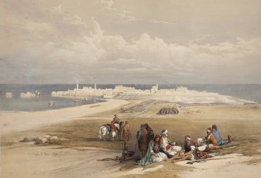 David Roberts - St Jean d'Acre, lithograph, 19th century - Darnley Fine Art