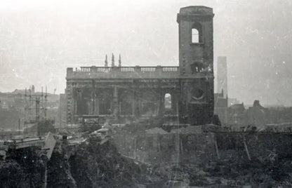 Dennis Flanders - St Nicholas Cole Abbey and St Mary Somerset Church, London, graphite and watercolour on paper, 20th century - Darnley Fine Art