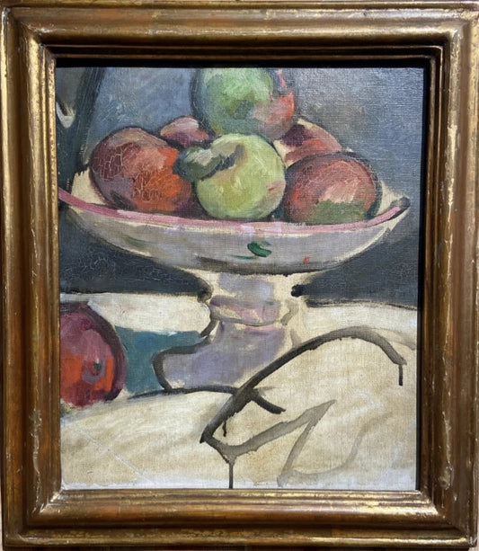 Still Life of Apples in Fruit Bowl