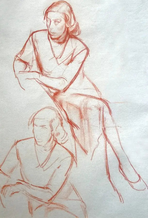 Studies of a Woman Sitting