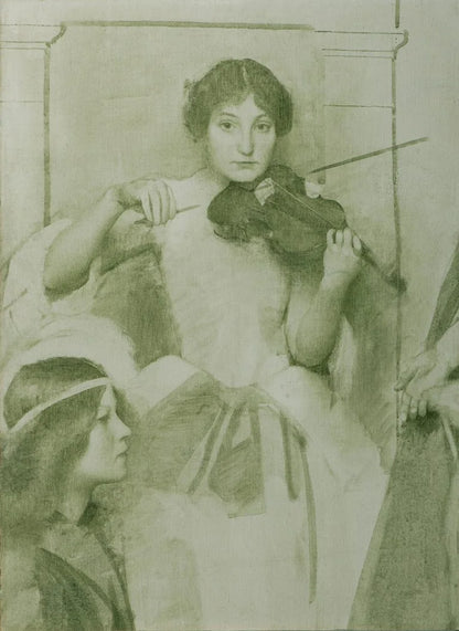 Study of the Violinist for Holy Motherhood