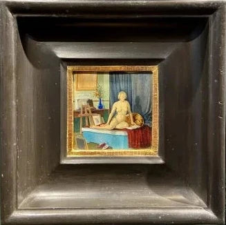 Thomas Ward - Ten Minute Rest, oil on board, 20th century - Darnley Fine Art