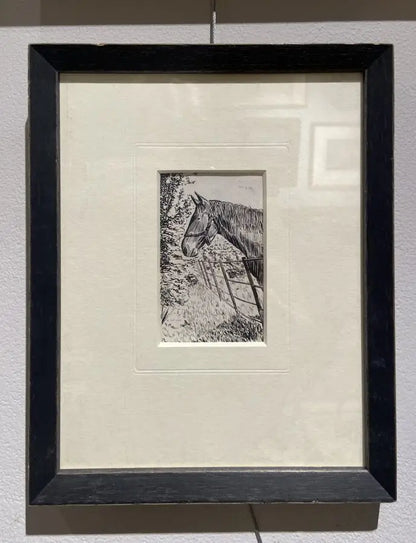 Charles Inder - The Favourite, pen and ink on paper, 20th century - Darnley Fine Art