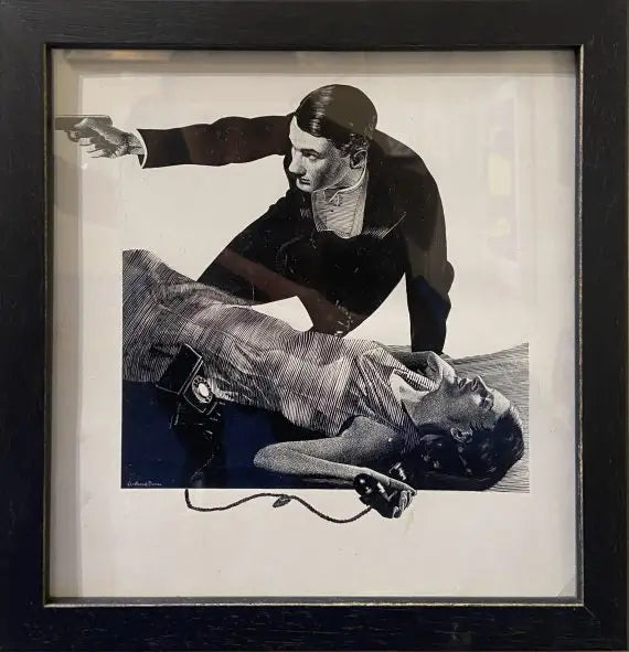 Anthony Baum - The Incident, mixed media, 20th century - Darnley Fine Art