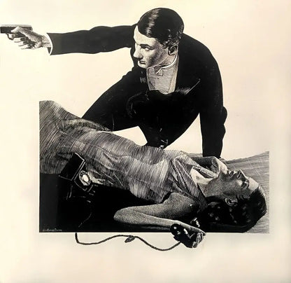 Anthony Baum - The Incident, mixed media, 20th century - Darnley Fine Art