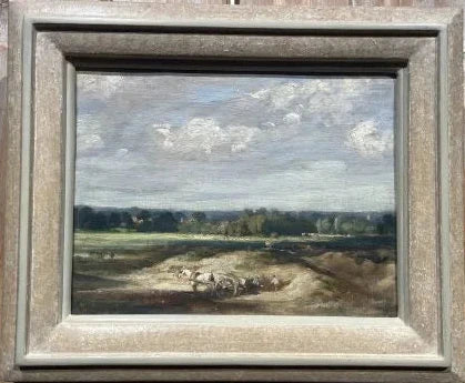 Alfred Robert Hayward - The Sand Pit, oil on board, early 20th century - Darnley Fine Art