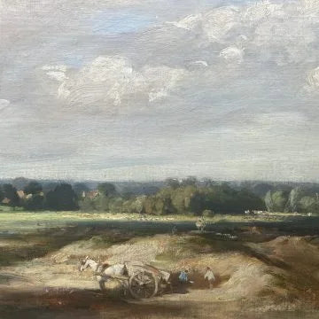 Alfred Robert Hayward - The Sand Pit, oil on board, early 20th century - Darnley Fine Art