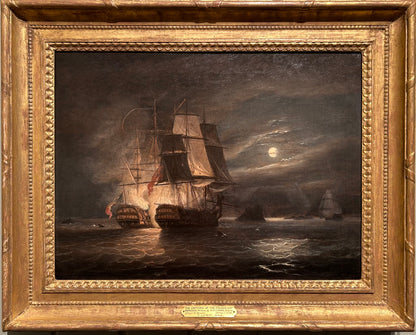 Thomas Luny - The Battle of Raz de Sein, oil on canvas, 19th century - Darnley Fine Art
