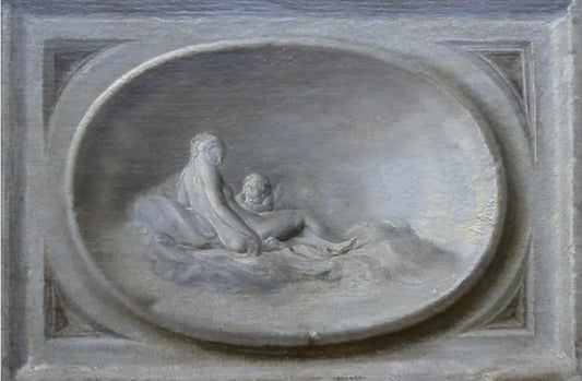 Follower of Jacob de Wit - Venus and Cupid, oil on panel, 18th century - Darnley Fine Art