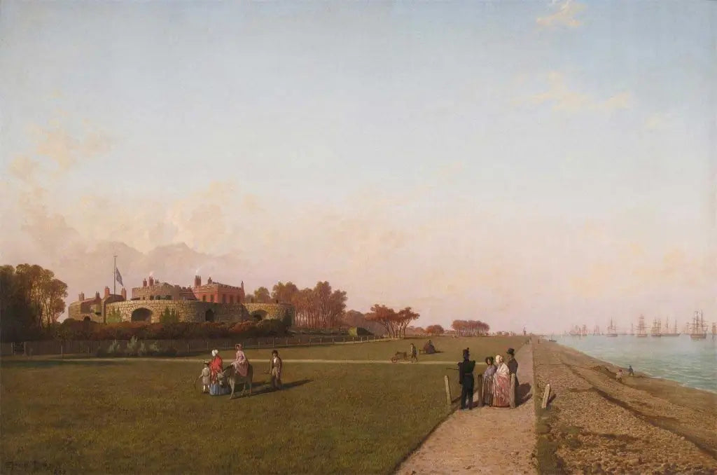 Henry Pether - Walmer Castle, oil on canvas, 19th century - Darnley Fine Art